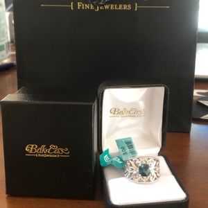 EFFY 1.72 ct. t.w.Blue Topaz and Sapphire Ring